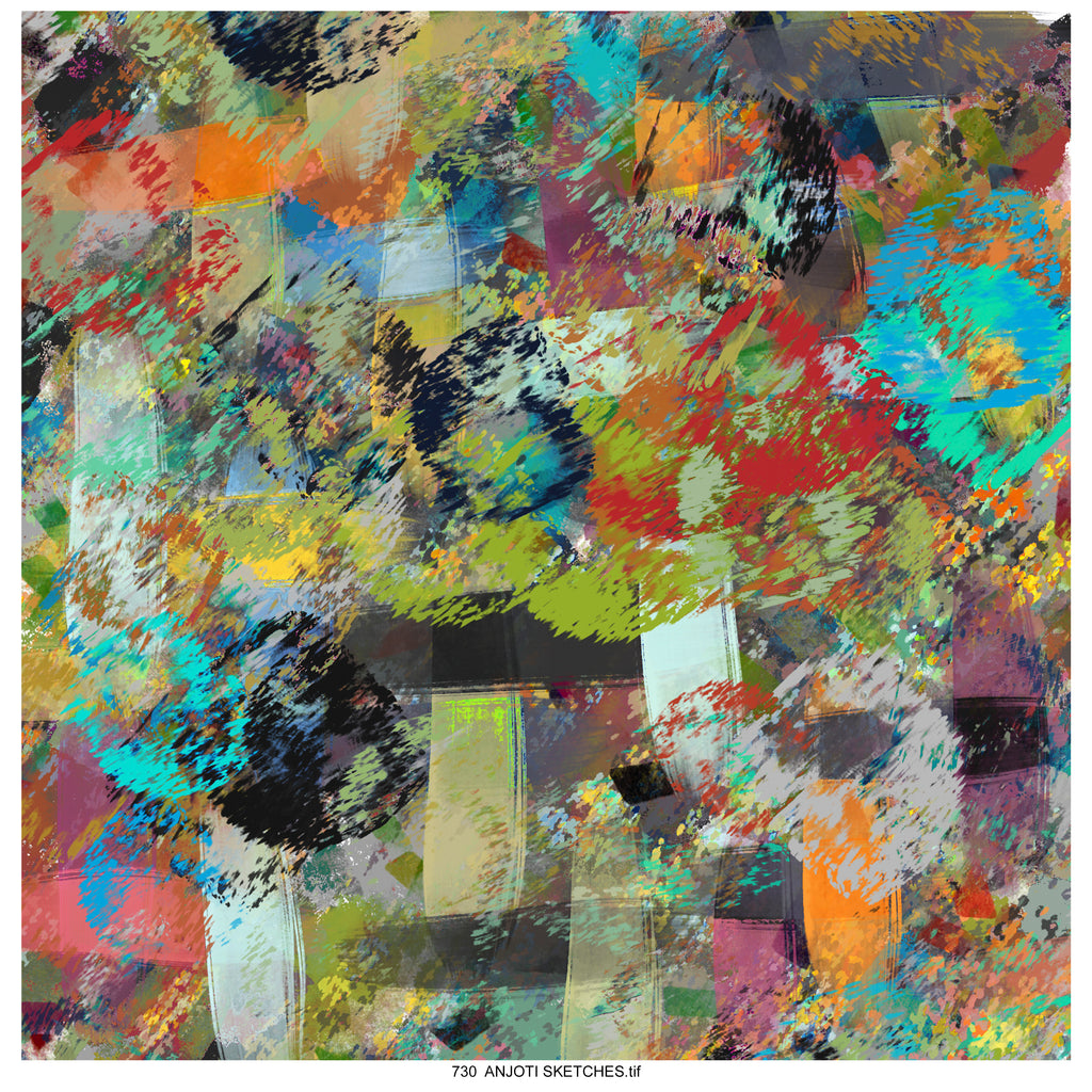 AnjotiSketches 09_ Artistic Multicolor Abstract Wall Art Ideas with Stunning Texture Effect Backgrounds