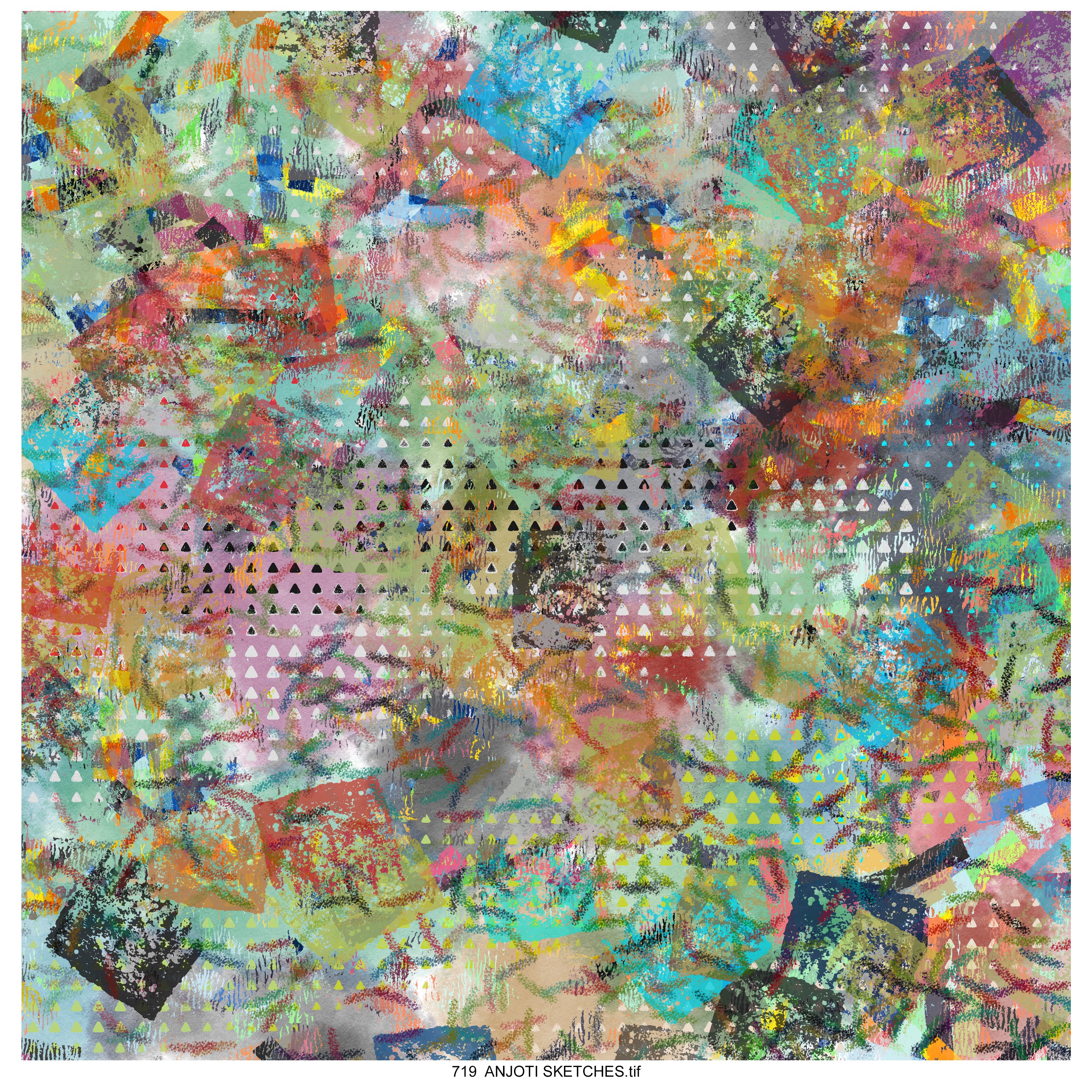 AnjotiSketches 10_Multicolor Abstract Wall Art for Every Room with Beautiful Texture Effect Background Designs