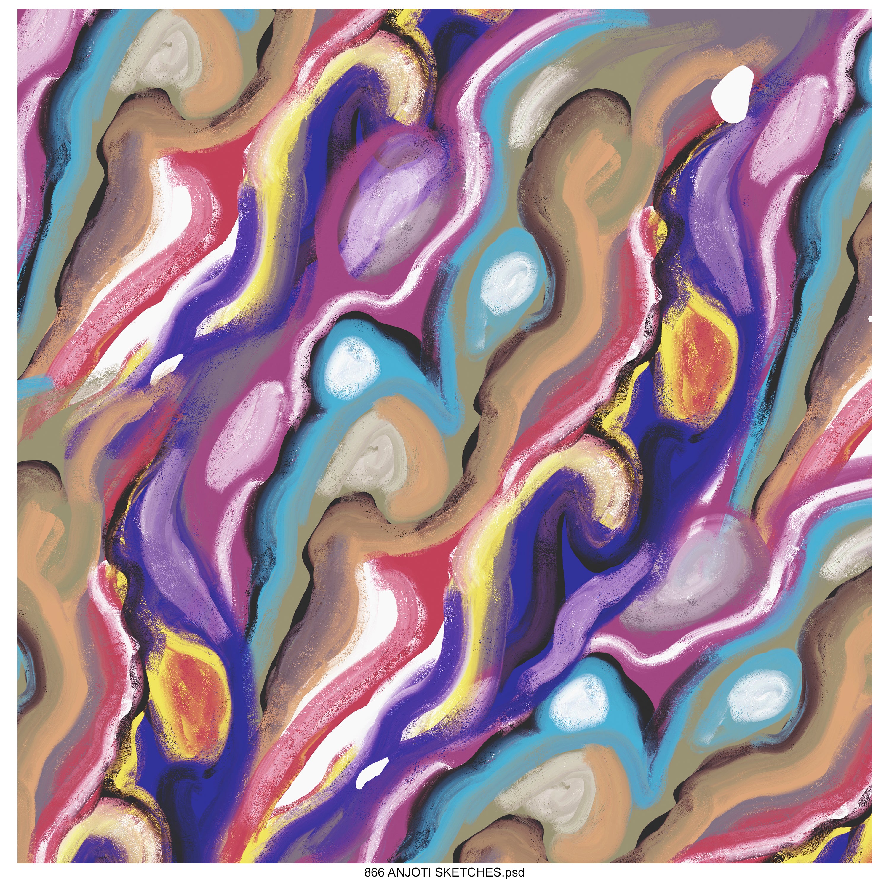 AnjotiSketches 04_Abstract loose water color Graphics modern stain acrylic paint Elements  Art Prints Pattern Wallpaper illustrations design for SUMMER fashion fancy ENGLISH  colors shades,