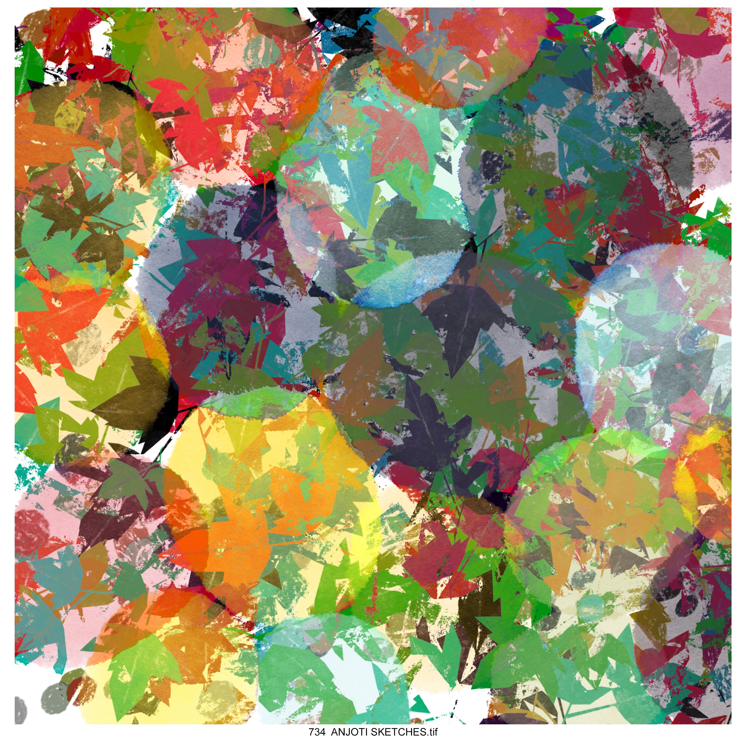 AnjotiSketches 10_Multicolor Abstract Wall Art for Every Room with Beautiful Texture Effect Background Designs