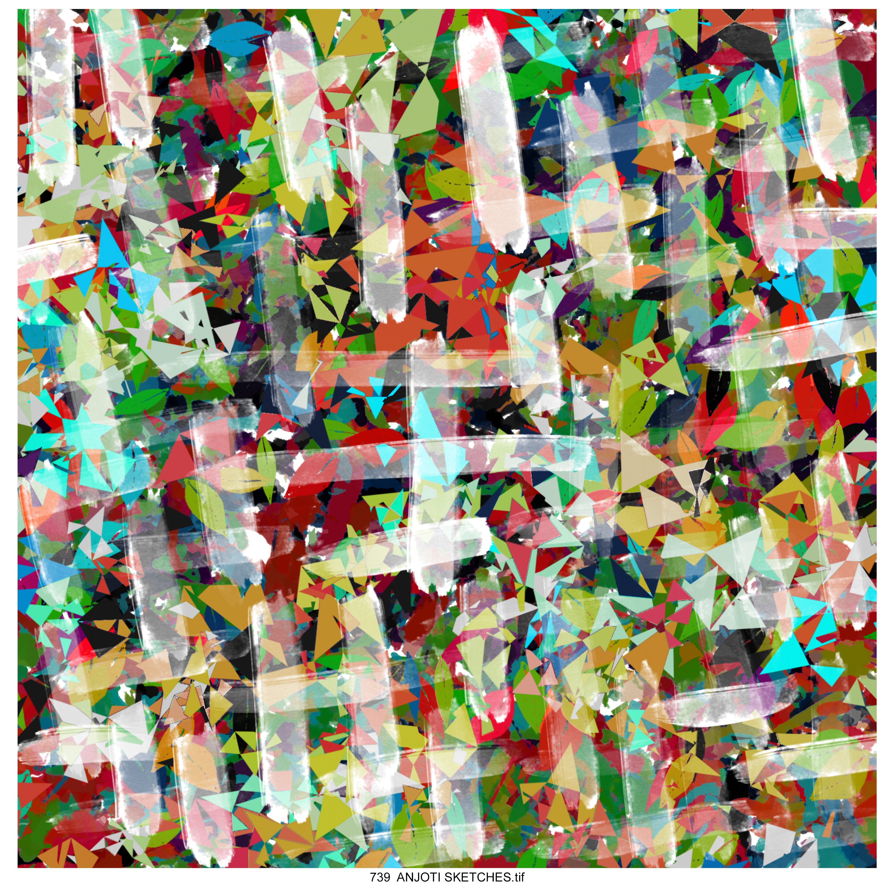 AnjotiSketches 09_ Artistic Multicolor Abstract Wall Art Ideas with Stunning Texture Effect Backgrounds