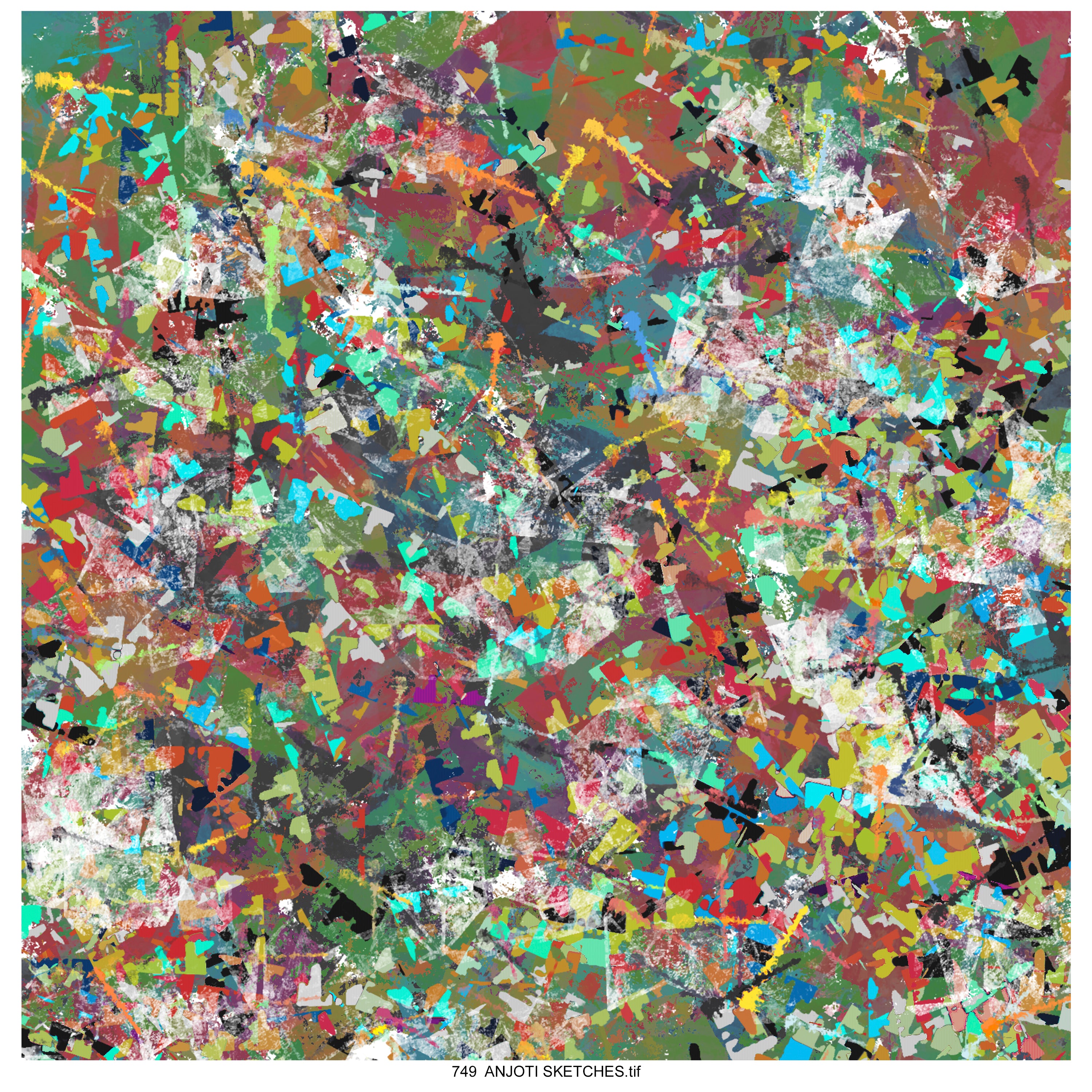 AnjotiSketches 09_ Artistic Multicolor Abstract Wall Art Ideas with Stunning Texture Effect Backgrounds