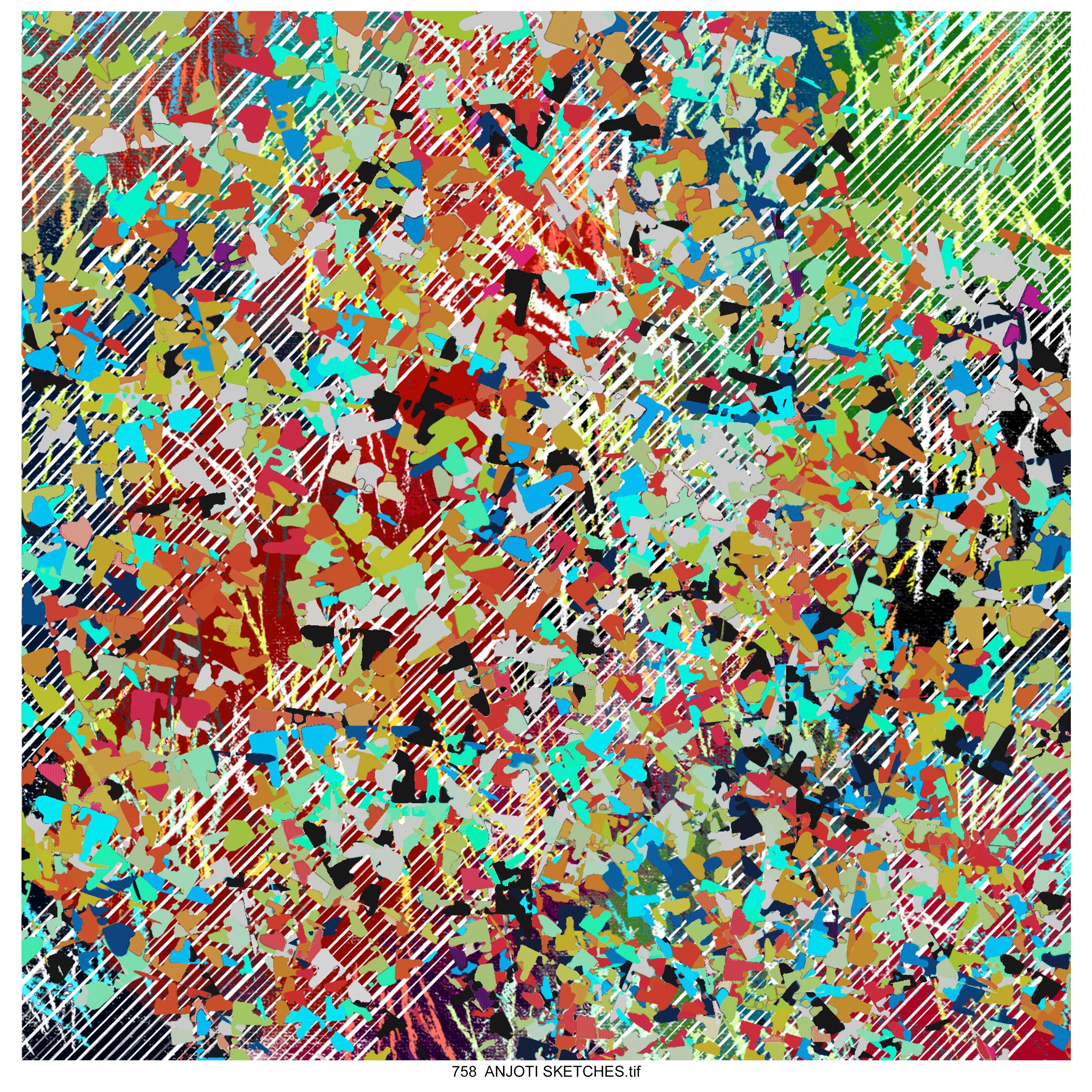 AnjotiSketches 10_Multicolor Abstract Wall Art for Every Room with Beautiful Texture Effect Background Designs