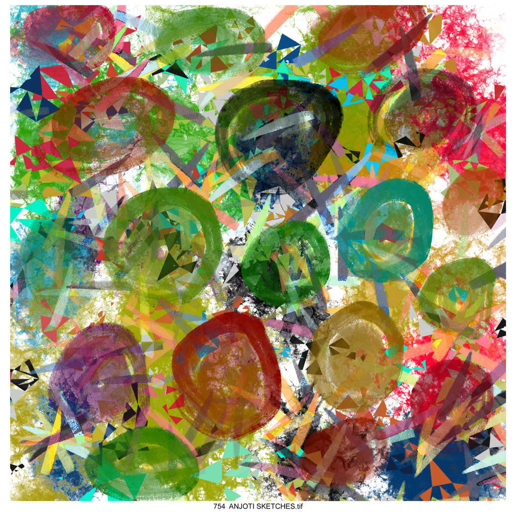 AnjotiSketches 09_ Artistic Multicolor Abstract Wall Art Ideas with Stunning Texture Effect Backgrounds