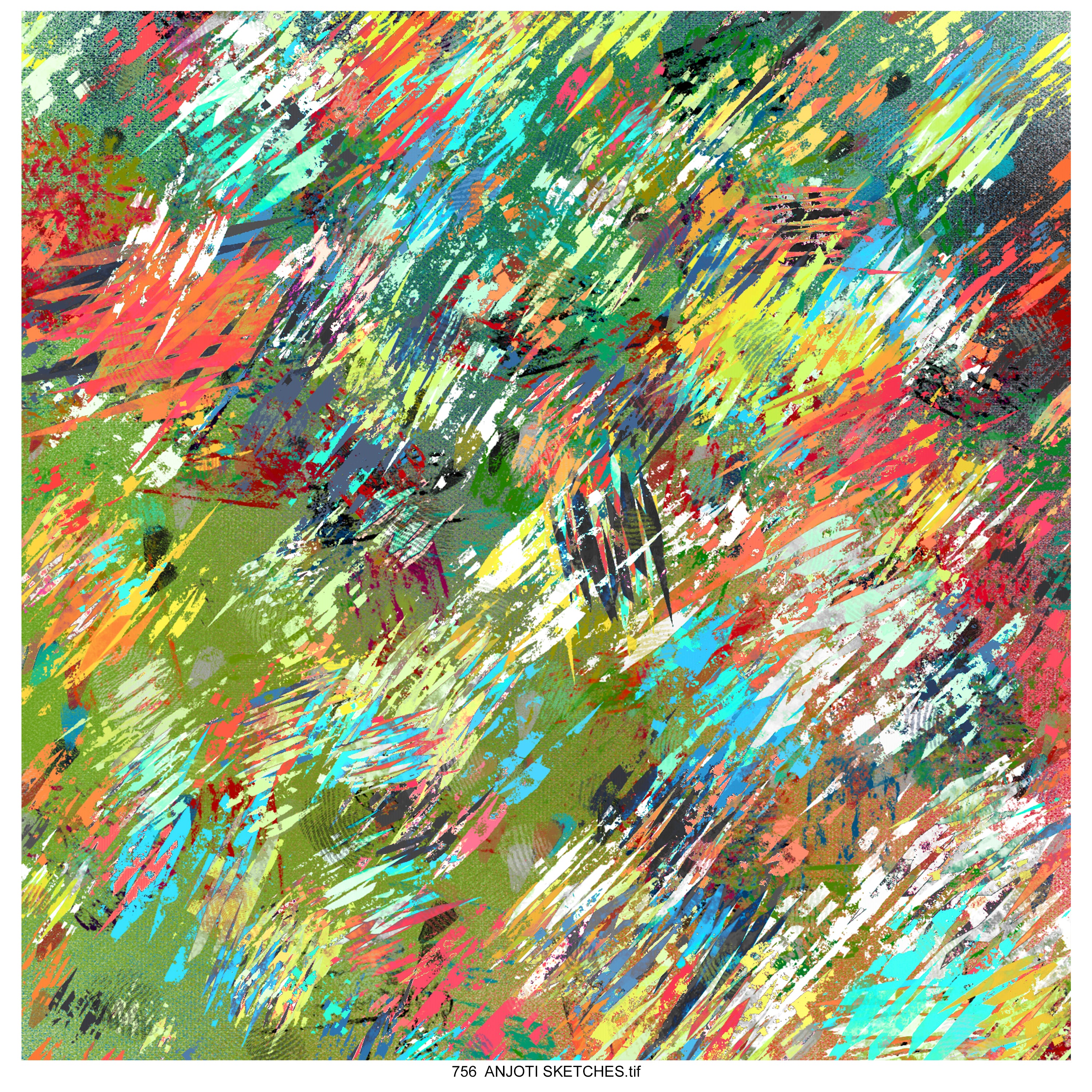 AnjotiSketches 09_ Artistic Multicolor Abstract Wall Art Ideas with Stunning Texture Effect Backgrounds